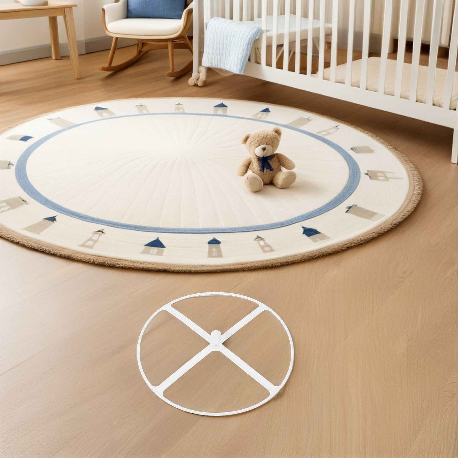 Baby Nursery Frames - Red universal para cuna, soporte para