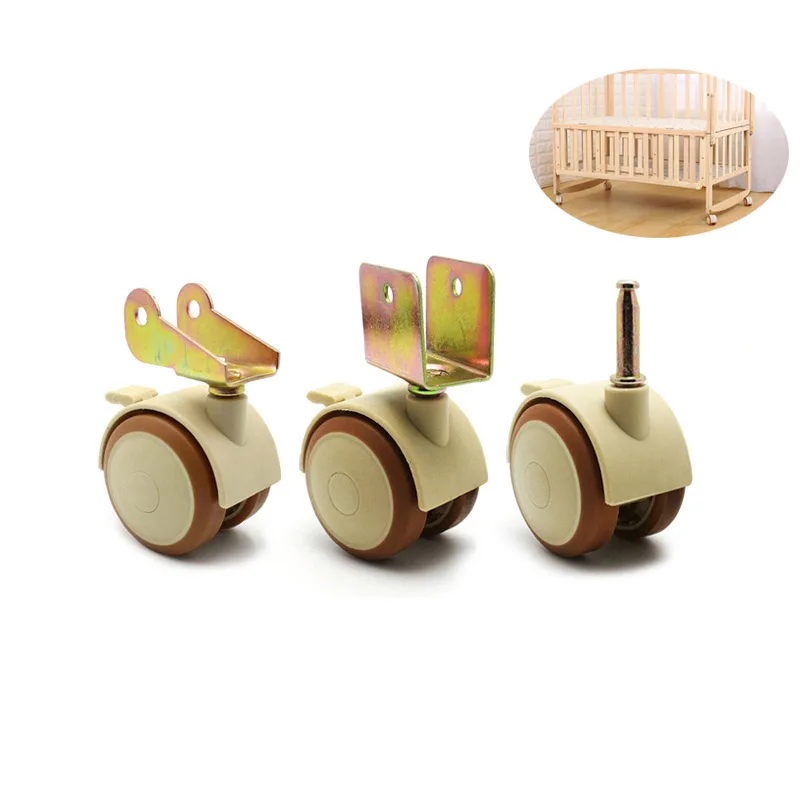 Baby Nursery Trolley - 4 Ruedas Giratorias de 2'' para