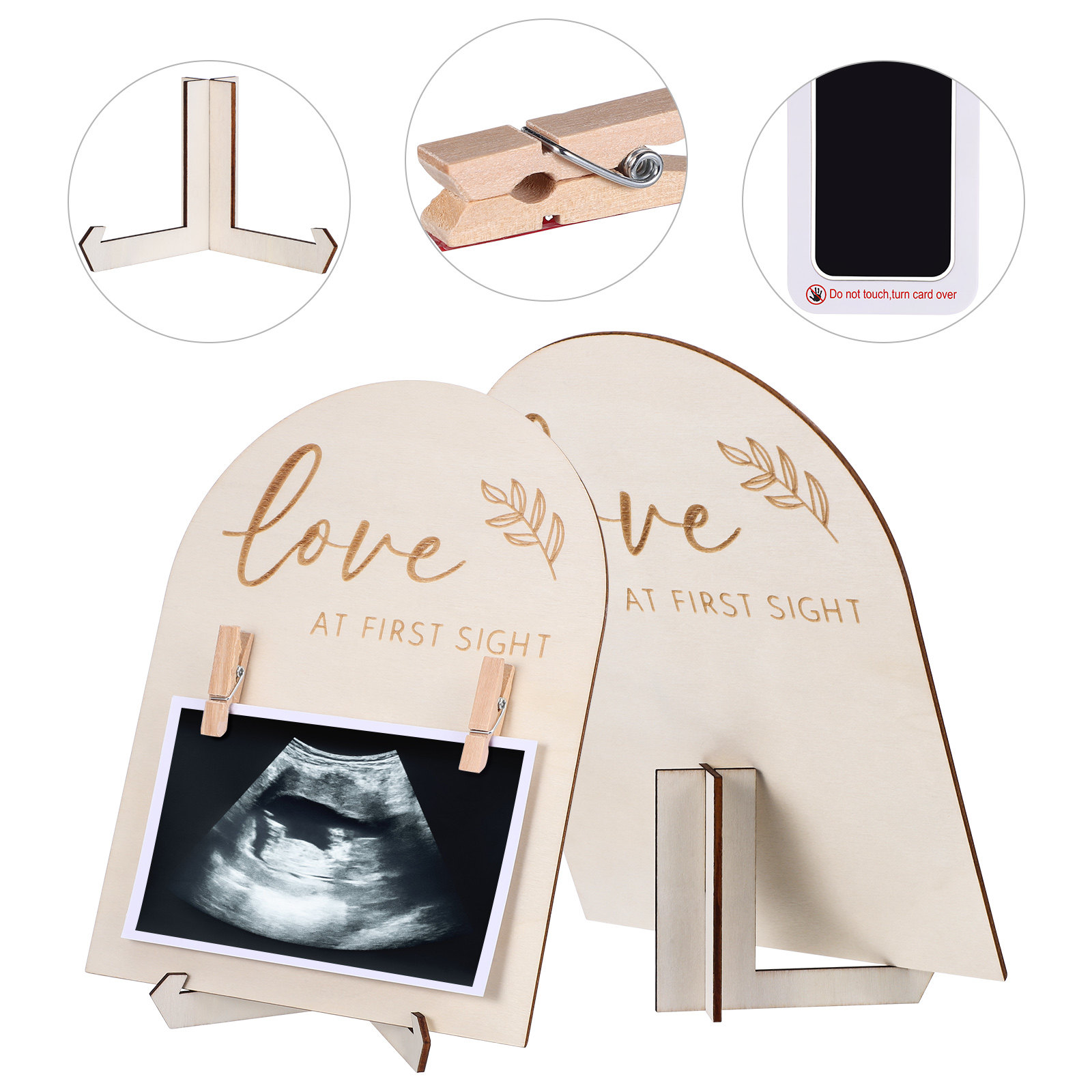 Marco de madera para fotos de  - Baby Nursery Frames reseña y precio