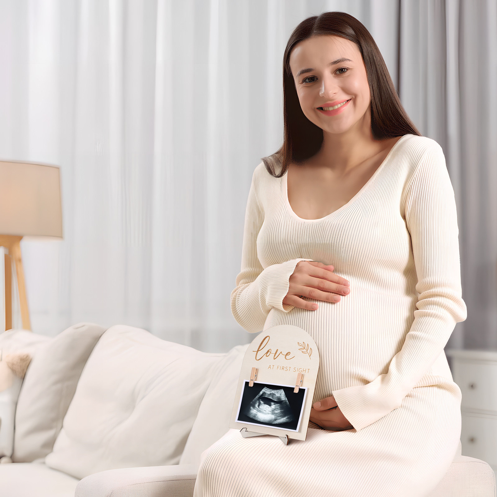 Marco de madera para fotos, id - Baby Nursery Frames reseña y precio