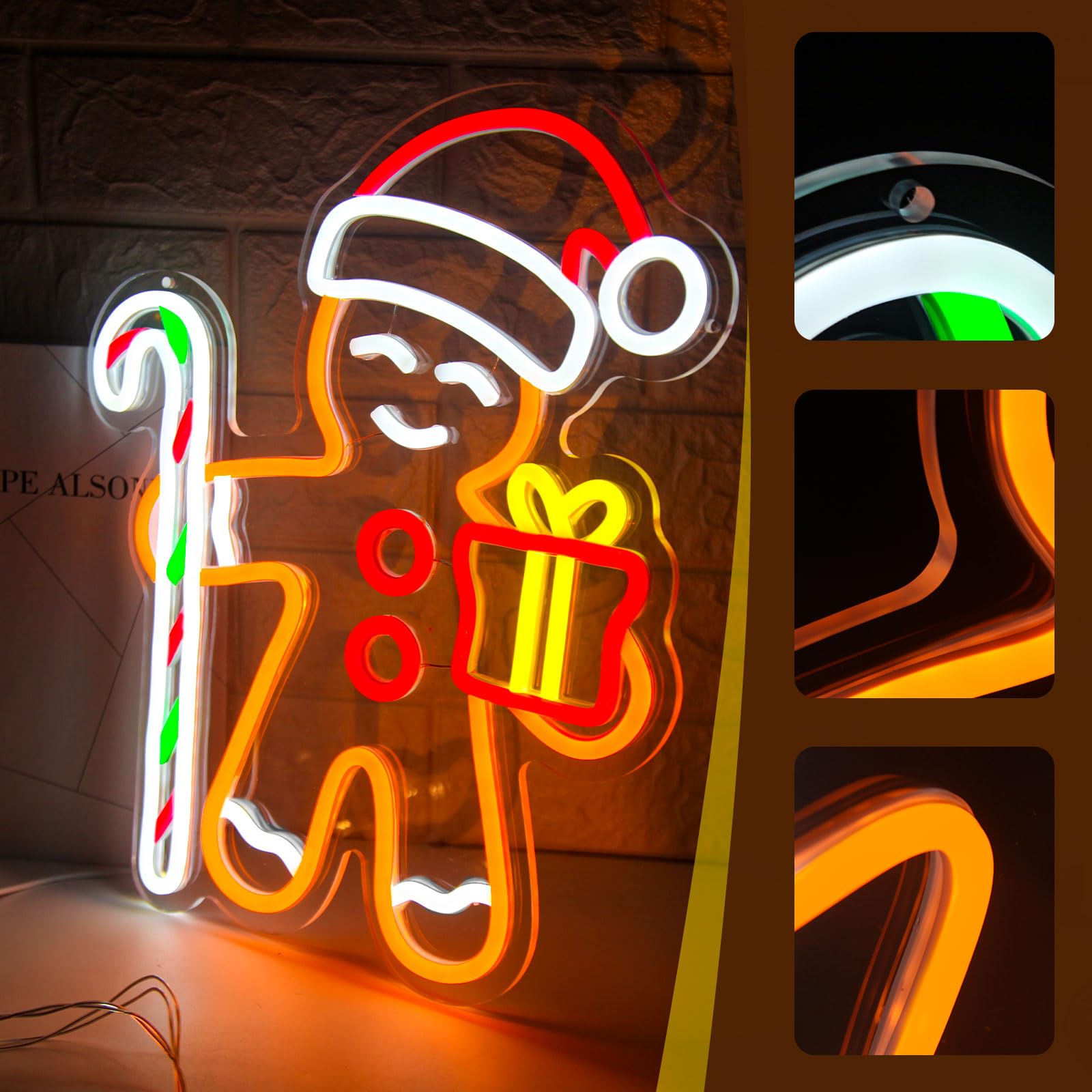 Letrero de neón LED de hombre  - Baby Nursery Wall Lights reseña y precio