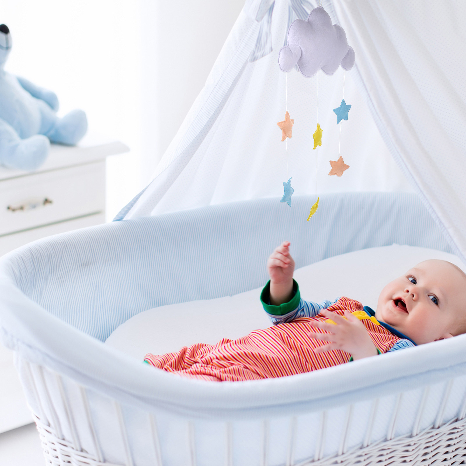Preciosa decoración de fieltro - Baby Nursery Light Fixture reseña y precio